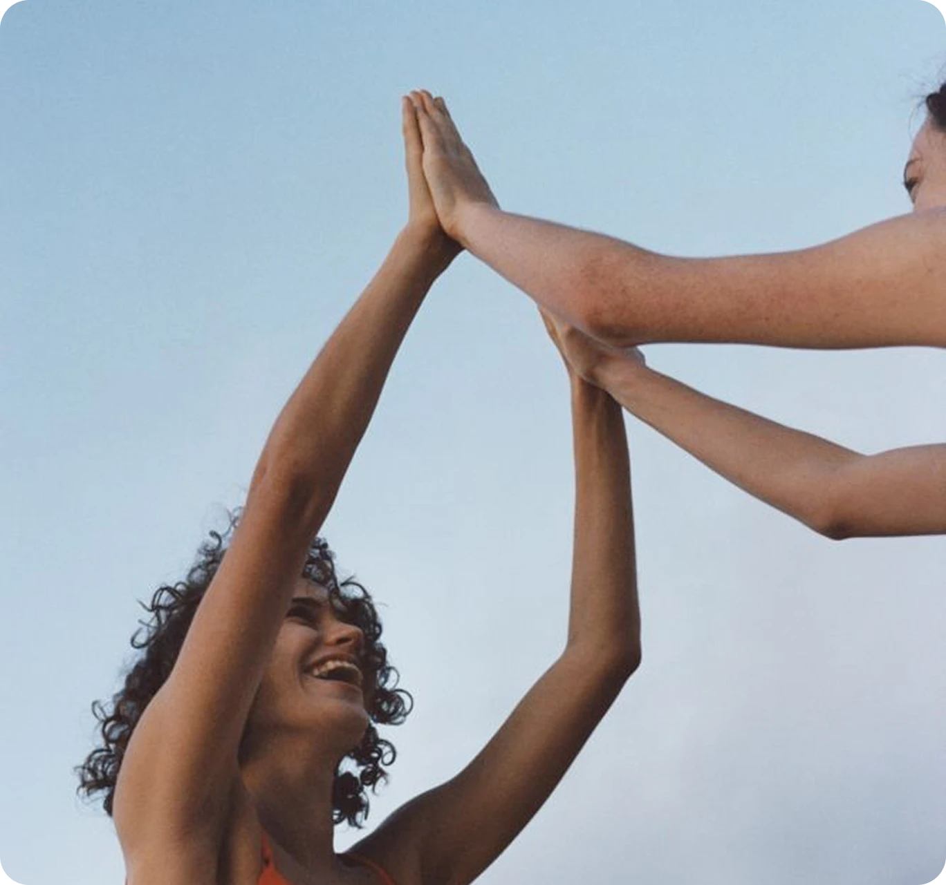 Happy group of diverse people